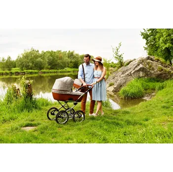 Kočárek Kombinovaný kočárek Jasmine Camino Vintage Cognac 2025 + rukávník zdarma