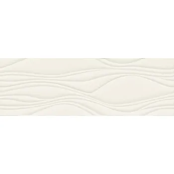 Neve bianco struktura rekt. mat - obkládačka rektifikovaná 25x75 bílá matná 159900