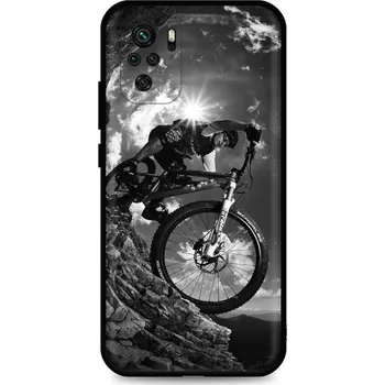 Pouzdro na mobilní telefon Kryt Xiaomi Redmi Note 10 silikon Mountain Rider (obal neboli pouzdro na Xiaomi Redmi Note 10)