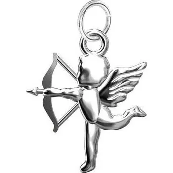 Přívěsek Stříbrný přívěsek - andílek amorek