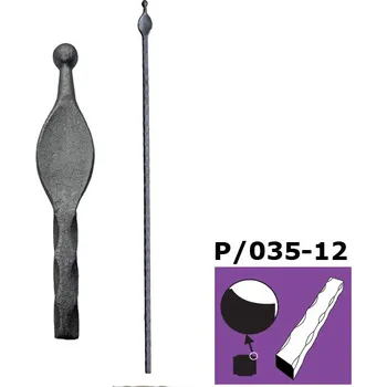 UMAKOV Kovaná špice,brána,plot,plotová tyčka h900, b30, n