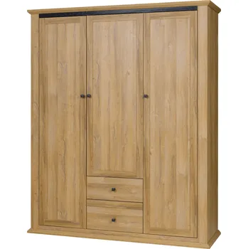 Šatní skříň Kombinovaná skříň MZ3, dub grand, LEON