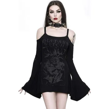 tričko dámské - Botany Cold-Shoulder - KILLSTAR - KSRA003536 - L