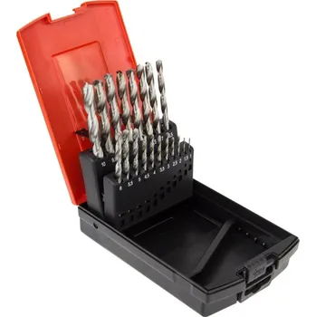 Dílna DEMA Vrtáky HSS PRO 1-10 mm, 19-dílná sada