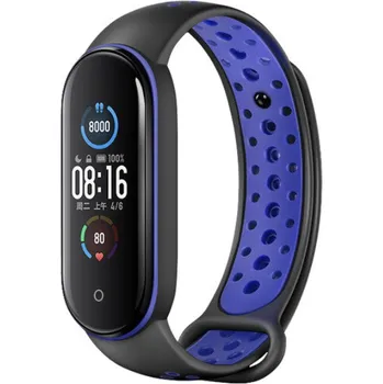 Chytré hodinky Fitness náramek M6 band se sportovním řemínkem Nike Watch: 3 Černá/Fialová