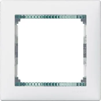 vypínač Legrand Valena rámeček průhledný proužek bílá 774461