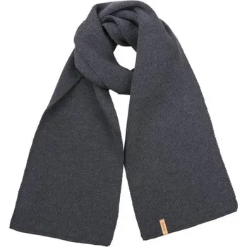 Šála Kama pletená Merino šála S07 111 - tmavě šedá 22x170