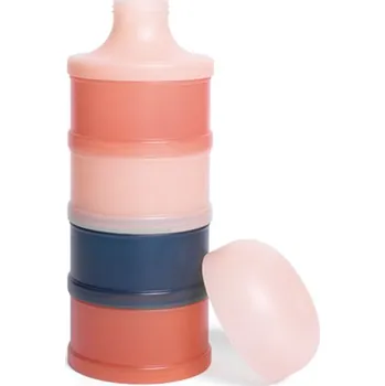 Kojenecká láhev SUAVINEX Zásobník na sušené mléko FOREST - oranžová