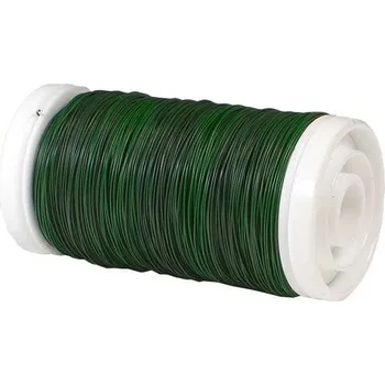 Vázací drát Vázací drátek myrtový - 0,35 mm, 100 g, zelený