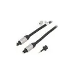 GOOBAY Kabel Toslink vidlice,z obou stran 3m Povrch: zlacený černá