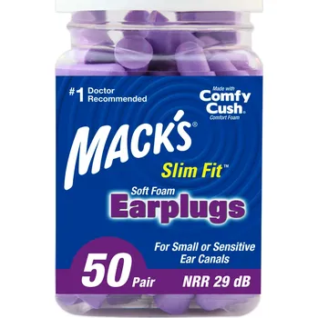 Špunt do uší Mack's Slim Fit špunty do uší 50 párů