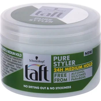 Stylingový přípravek Schwarzkopf Taft Pure Styler 24H Medium Hold krém na vlasy 150 ml