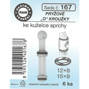 HARTMAN Sada "O" kroužků ke kuželce sprchy (0167)