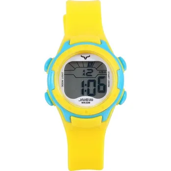 Hodinky Dětské digitální hodinky JNEW modrožluté 9688-3 Skladem v ČR