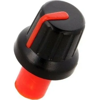 Knoflík Knoflík pro otočný potenciometr - Červená KP16