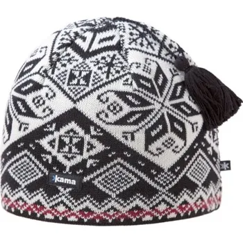 Čepice Kama pletená Merino čepice AW61 110 - černá L