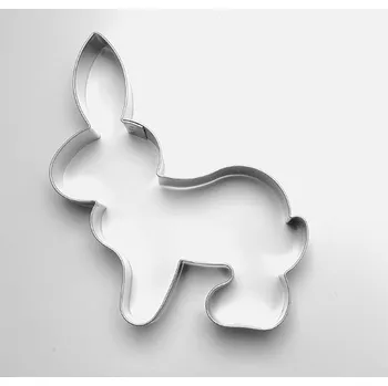 Velikonoční dekorace Vykrajovátko - Zajíc, sedící 12,5cm