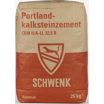 Průmyslové lepidlo Portlandský cement SCHWENK 32,5 R CEM II ALL 25kg