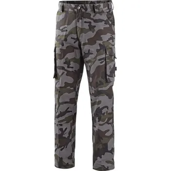 montérky CXS Camo Camouflage Gray
