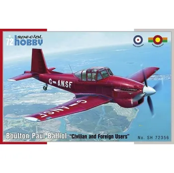 Plastikový model Special Hobby Boulton Paul Balliol "Civ.+Foreign"