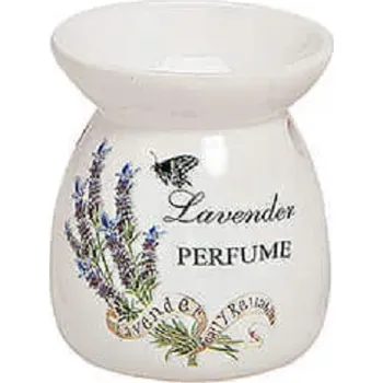 Aroma lampa G. Wurm, Německo GW - Keramická aromalampa LEVANDULE Perfume - (š / v / h) 9*11*9 cm