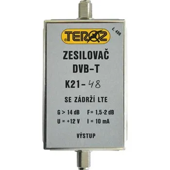 Anténní zesilovač Anténní zesilovač s filtrem 5G+LTE+GSM F-F Teroz 496X