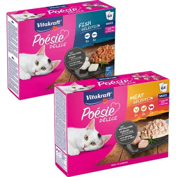 Krmivo pro kočku Vitakraft Poésie Délice multipack mix maso a ryby