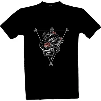 Pánská móda Tričko s potiskem Had tattoo design pánské