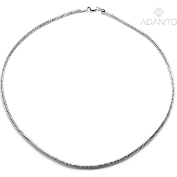 Náhrdelník Stříbrný náhrdelník lanko