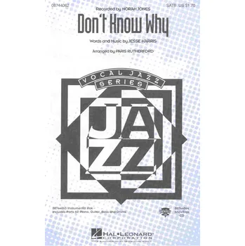 DON´T KNOW WHY / SATB*