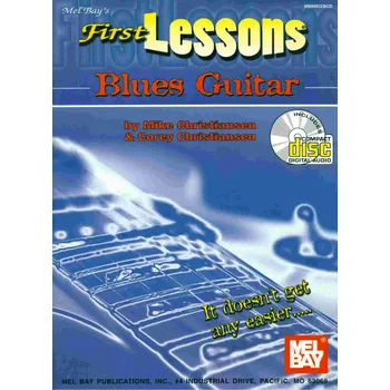 FIRST LESSONS - BLUES GUITAR + Audio Online / kytara