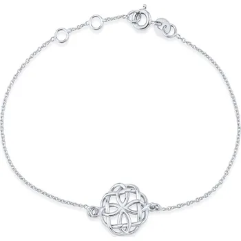 Náramek Stříbrný náramek s přívěskem keltské slunce ZTJB62002