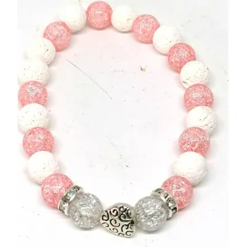 Náramek RŮŽOVÝ SEN - mix kamenů