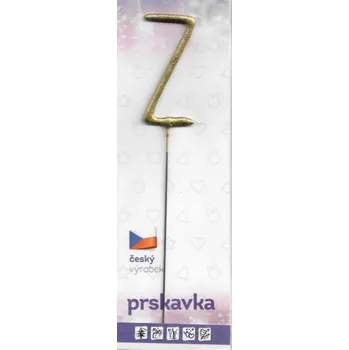 Dortová svíčka Drutep Prskavka zlatá - Z