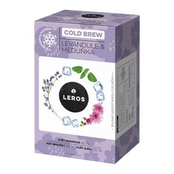 čaj Leros Cold Brew Levandule&Meduňka 20x 1 g