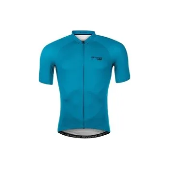 Cyklistické oblečení Force dres Pure krátký rukáv modrá, vel. XL