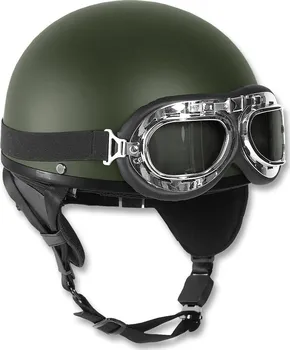 Helma na motorku Mil-Tec Retro olivová L