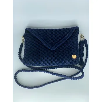 Kabelka BRIMOON Kabelka pleasure time macramé modrá