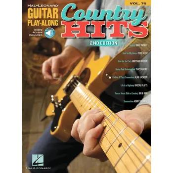 Hudebniny Guitar Play Along 76 - COUNTRY HITS + Audio Online