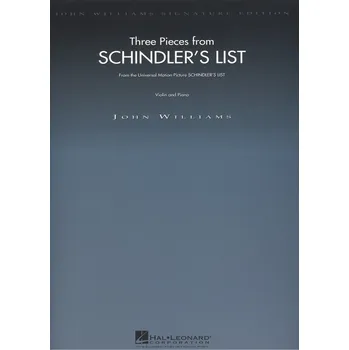 Hudebniny SCHINDLER'S LIST, Three Pieces from / housle a klavír