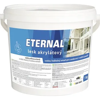 univerzální barva Univerzální barva Eternal lesk akrylátový bílý 5 kg