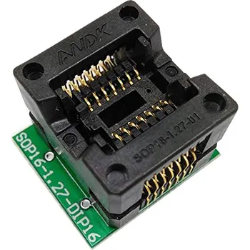 Vývojová deska Testovací patice SMD 14pin DPS SO14 SOP14 na DIP16