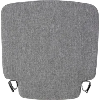 Taburet Šedý látkový podsedák ZUIVER FRIDAY ROYAL 42 x 42 cm