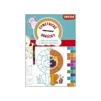 Komiks pro dospělé Symetrické obrázky s duhovou pastelkou/s dúhovou pastelkou