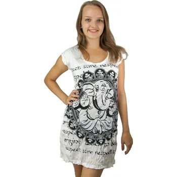 Dámská tunika Šaty (tunika) Sure Ganesh White, Sittar.cz XXL