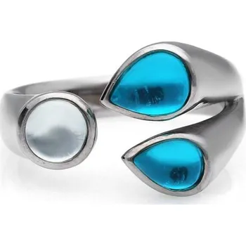 Souprava šperků MPM Prsten z chirurgické oceli Ring 8049, Silver, size 54