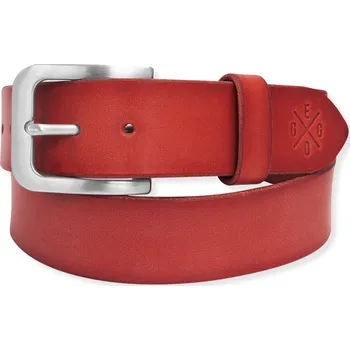 Opasek Eggo Redfield kožený opasek Červená