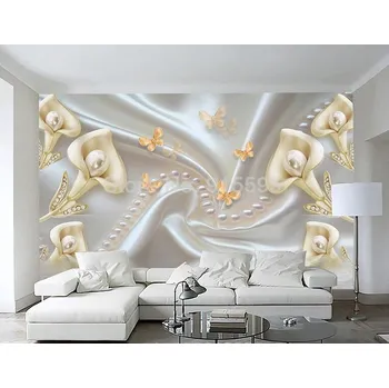 Fototapeta Solution Media 3D tapeta - Květ a Kalla MU1687 3 - 3D Relief - Vliesová tapeta - 320g/m2