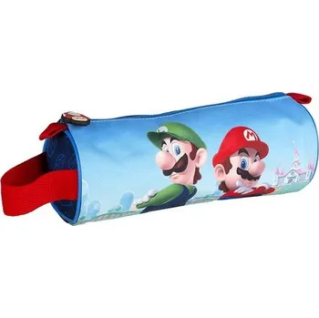Penál TOYBAGS S.L. - Kulaté pouzdro Super Mario a Luigi -