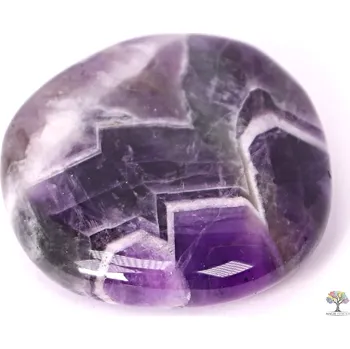 Drahý kámen Magieprirody.cz Hmatka Ametyst Chevron 40 - 45 mm placička #27